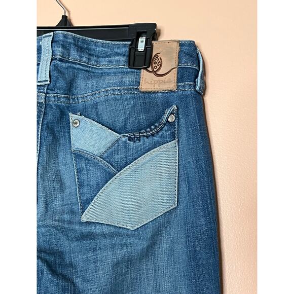 hippie women wide leg denim jeans sz 26 style 449 - Picture 10 of 10